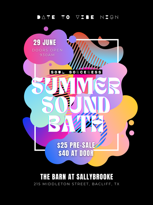 Summer Sound Bath at SallyBrooke